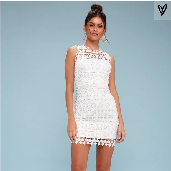 White lace dress xl Clearance